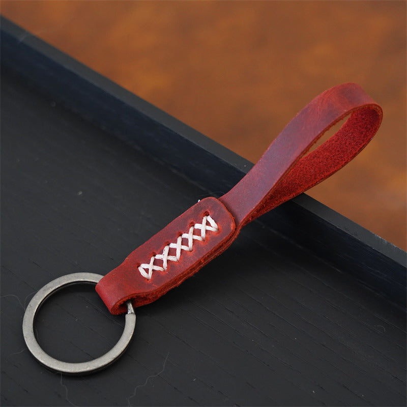 Wholesale Handmade Retro Cowhide Keychains